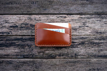 Load image into Gallery viewer, The Richmond - Cardholder wallet (Horween Shell Cordovan - Glazed Natural)