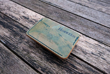 Load image into Gallery viewer, The Richmond - Cardholder wallet (Horween Shell Cordovan - Green Reverse Shell)