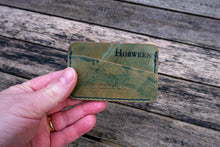 Load image into Gallery viewer, The Richmond - Cardholder wallet (Horween Shell Cordovan - Green Reverse Shell)