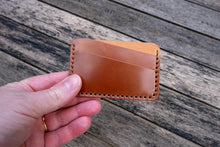 Load image into Gallery viewer, The Richmond - Cardholder wallet (Horween Shell Cordovan - Glazed Natural)