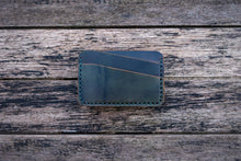 Load image into Gallery viewer, The Richmond - Cardholder wallet (Horween Shell Cordovan - Marble Black Reverse Shell)