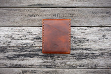 Load image into Gallery viewer, The Great Saxham - Vertical wallet (Badalassi Carlo Wax - Cognac)