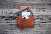 Load image into Gallery viewer, The Ranger - Travel Wallet (Horween Derby - English Tan)