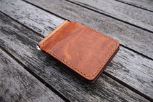 Load image into Gallery viewer, The Newmarket - Money clip wallet (Horween Dublin - Natural)