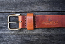 Load image into Gallery viewer, The Savanna Belt (English Tan - Horween Dublin)