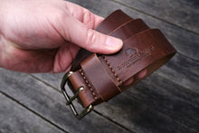 Load image into Gallery viewer, The Savanna Belt (Nut Brown - Horween Dublin)
