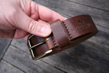 Load image into Gallery viewer, The Savanna Belt (Nut Brown - Horween Dublin)