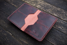 Load image into Gallery viewer, The Winston - Large capacity wallet (Badalassi Carlo Wax - Tabacco)