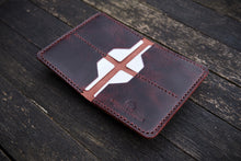 Load image into Gallery viewer, The Winston - Large capacity wallet (Badalassi Carlo Wax - Tabacco)