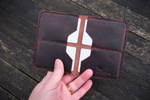 Load image into Gallery viewer, The Winston - Large capacity wallet (Badalassi Carlo Wax - Tabacco)