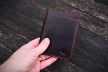 Load image into Gallery viewer, The Winston - Large capacity wallet (Badalassi Carlo Wax - Tabacco)