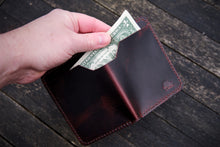 Load image into Gallery viewer, The Winston - Large capacity wallet (Badalassi Carlo Wax - Tabacco)