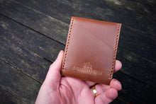 Load image into Gallery viewer, The Great Saxham - Vertical wallet (Horween Chromexcel - Natural) - IN STOCK READY TO SHIP
