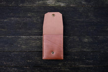 Load image into Gallery viewer, The Great Saxham - Vertical wallet (Horween Chromexcel - Natural) - IN STOCK READY TO SHIP
