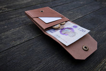 Load image into Gallery viewer, The Great Saxham - Vertical wallet (Horween Chromexcel - Natural) - IN STOCK READY TO SHIP
