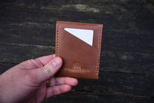 Load image into Gallery viewer, The Great Saxham - Vertical wallet (Horween Chromexcel - Natural) - IN STOCK READY TO SHIP
