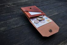 Load image into Gallery viewer, The Great Saxham - Vertical wallet (Badalassi Carlo Wax - Olmo)
