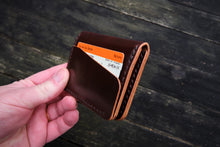 Load image into Gallery viewer, The Holborn - Minimalist front carry wallet (Horween Shell Cordovan - Color 8 / Burgundy)
