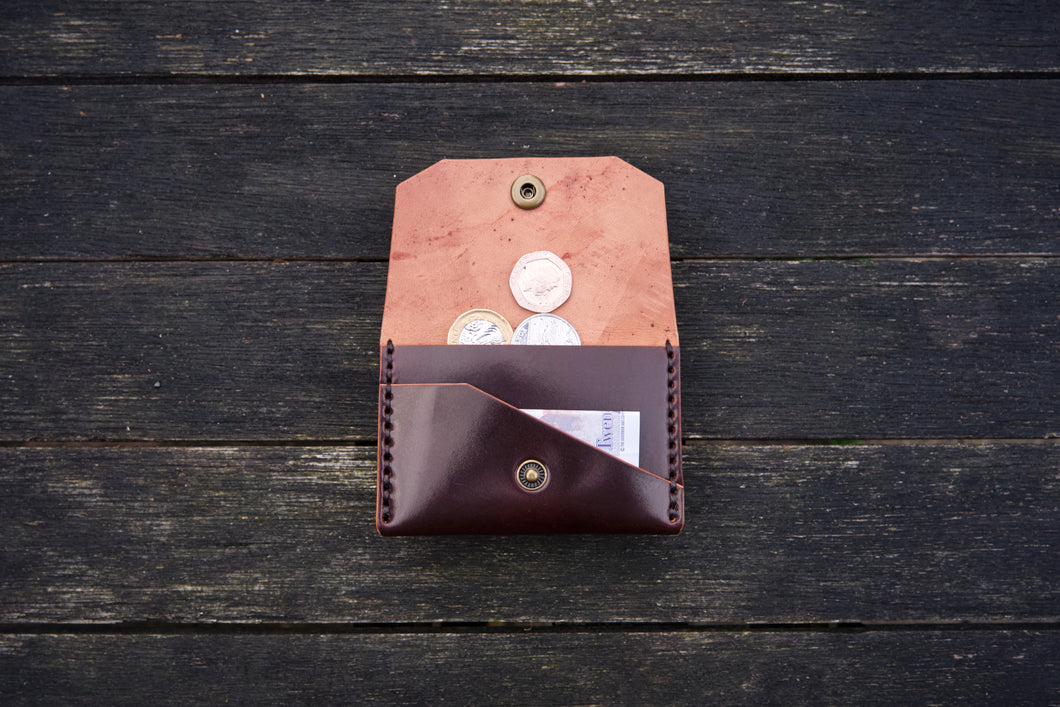 The Little Saxham - (Horween Shell Cordovan - Color 8 / Burgundy)