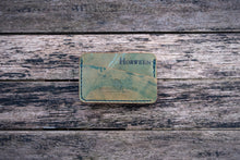 Load image into Gallery viewer, The Richmond - Cardholder wallet (Horween Shell Cordovan - Green Reverse Shell)
