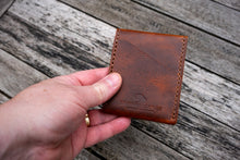 Load image into Gallery viewer, The Great Saxham - Vertical wallet (Badalassi Carlo Wax - Cognac)
