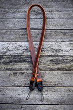Load image into Gallery viewer, The Savanna leather camera strap (Badalassi Carlo Wax - Cognac)

