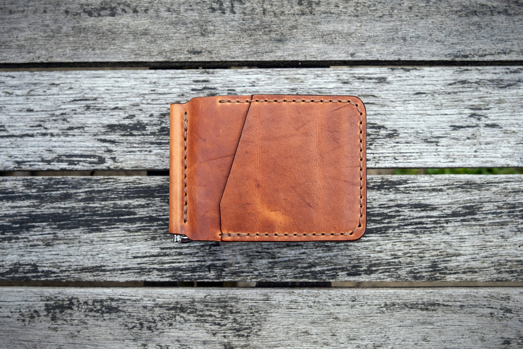 The Newmarket - Money clip wallet (Horween Dublin - Natural)