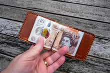Load image into Gallery viewer, The Newmarket - Money clip wallet (Horween Dublin - Natural)
