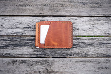 Load image into Gallery viewer, The Newmarket - Money clip wallet (Horween Dublin - Natural)
