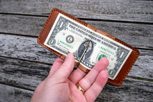 Load image into Gallery viewer, The Newmarket - Money clip wallet (Horween Dublin - Natural)
