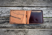 Load image into Gallery viewer, The Newmarket - Money clip wallet (Horween Shell Cordovan - Color 8 / Burgundy)
