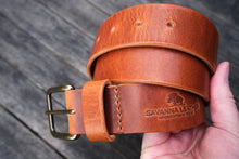 Load image into Gallery viewer, The Savanna Belt (English Tan - Horween Dublin)
