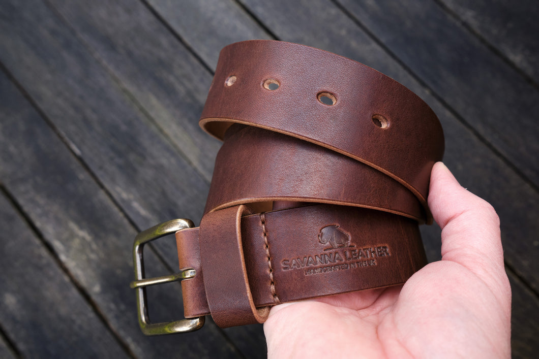 The Savanna Belt (Nut Brown - Horween Dublin)