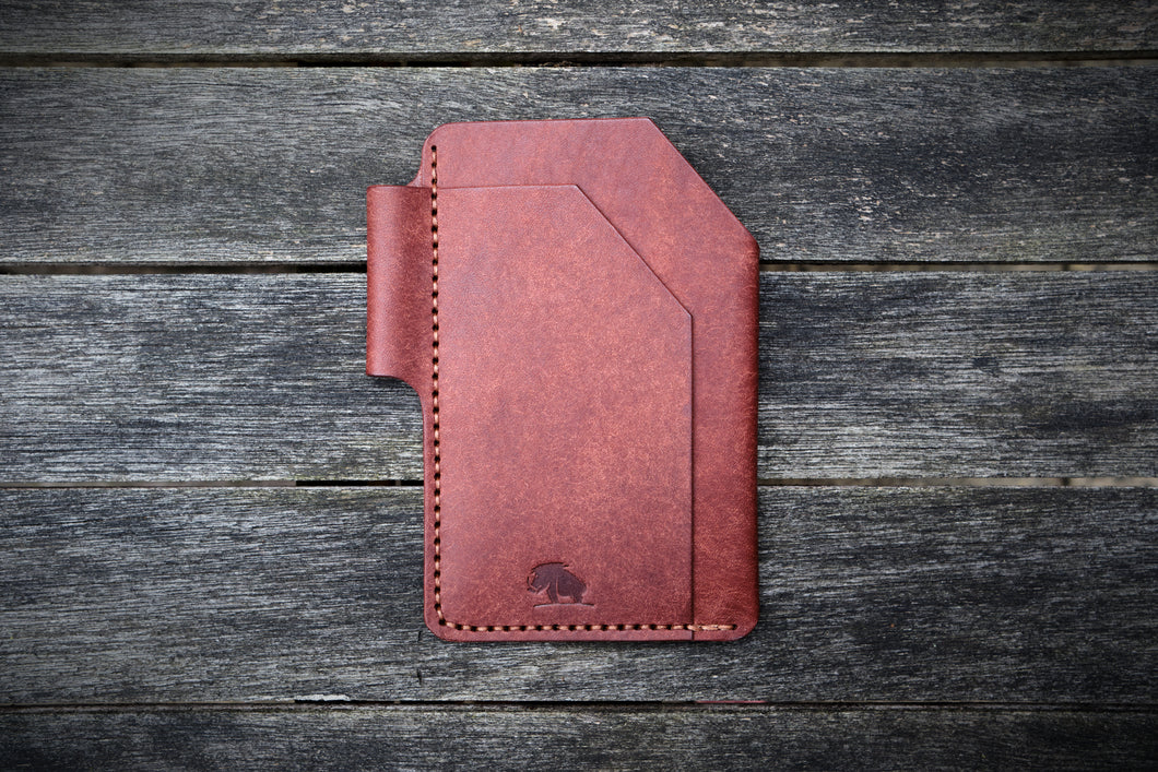 The Scribe - Field notebook sleeve (Tobacco Brown - Badalassi Carlo Pueblo Leather)