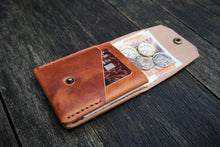 Load image into Gallery viewer, The Great Saxham - Vertical wallet (Horween Dublin - Natural)
