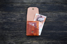 Load image into Gallery viewer, The Great Saxham - Vertical wallet (Horween Dublin - Natural)
