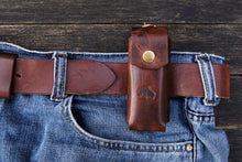 Load image into Gallery viewer, The Portland &#39;Leatherman Wave+&#39; Pouch - (Nut Brown - Horween Derby)
