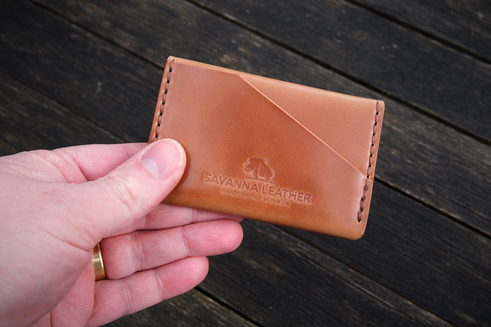 red shell cordovan wallet - handmade wallet made out of rare shell