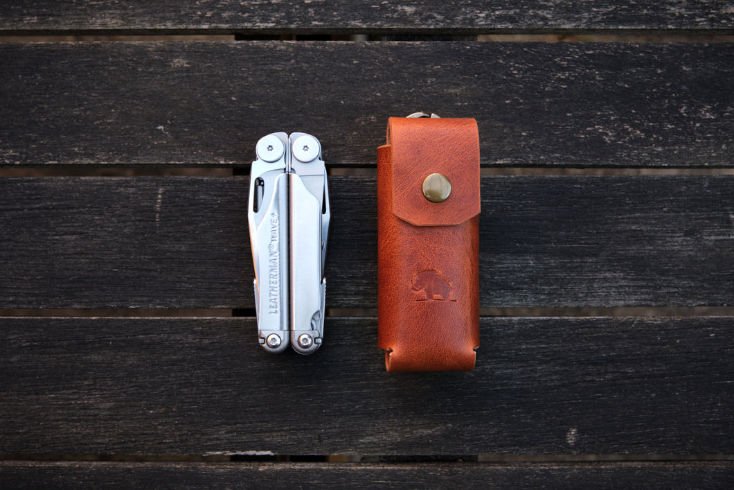 The Portland 'Leatherman Wave+' Pouch - (English Tan - Horween Derby)