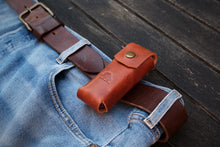 Load image into Gallery viewer, The Portland &#39;Leatherman Wave+&#39; Pouch - (English Tan - Horween Derby)
