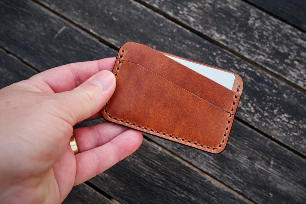 The Richmond - Cardholder wallet (Horween Dublin - Natural)