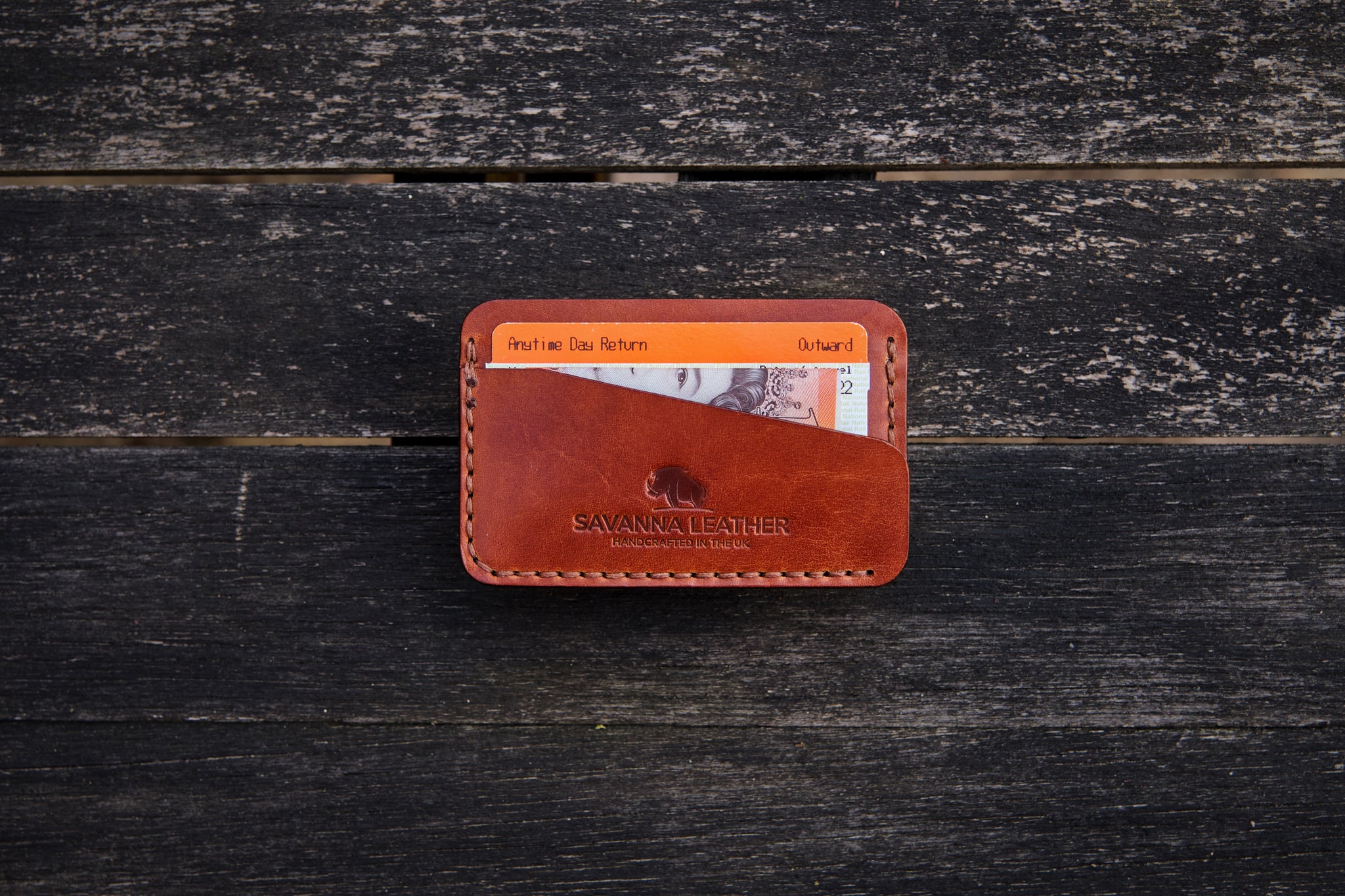 Wickets and Craig Harness Leather Minimalist Wallet Luxury 